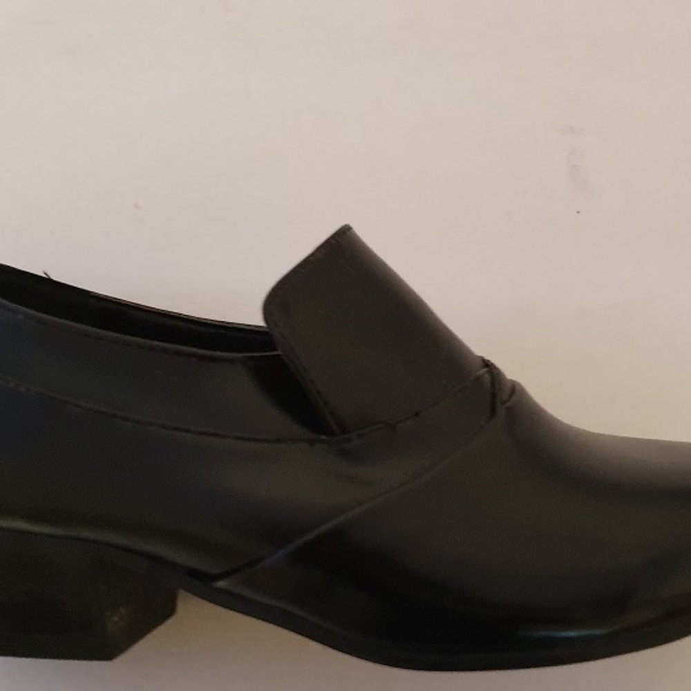 New Mens #TS502 CLIMATE black loafer with 1.5"heel